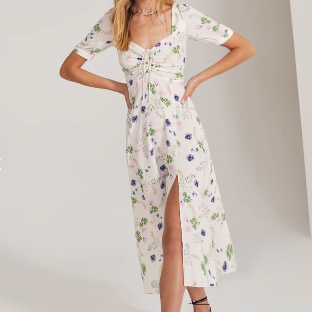 NWOT Favorite Daughter The Vineyard Floral Midi Dress Spring Floral